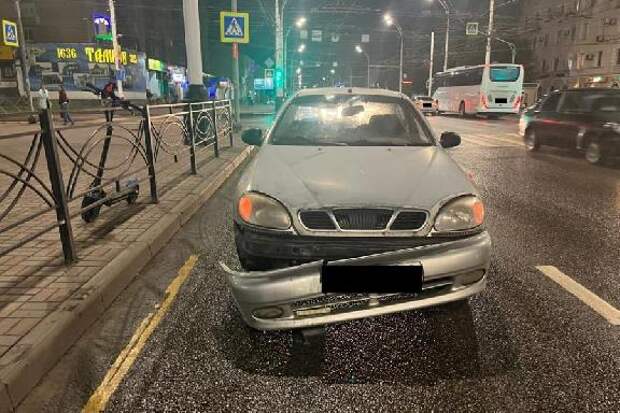 В Тамбове в ДТП пострадал 14-летний подросток на электросамокате