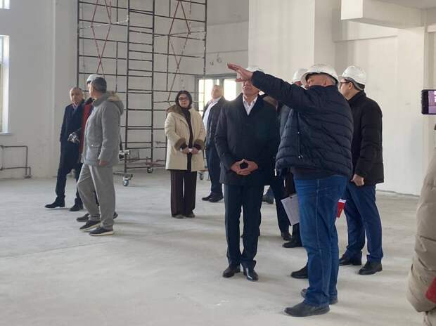 Дмитрий Миляев проинспектировал строительство школы в ЖК "Суворовский-2"