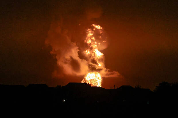 Извержение грязевого вулкана произошло в Азербайджане