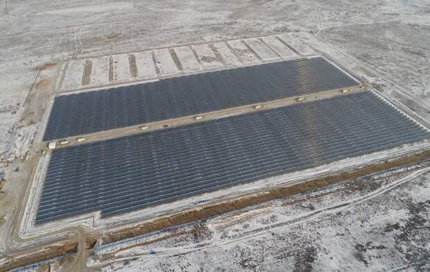 43. Группа компаний «Хевел» ввела в эксплуатацию солнечную электростанцию в Астраханской области Хорошие, добрые, новости, россия, фоторепортаж