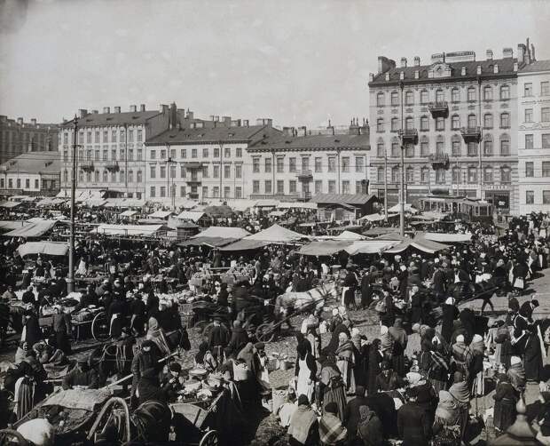 Покровский рынок. 28 марта 1914