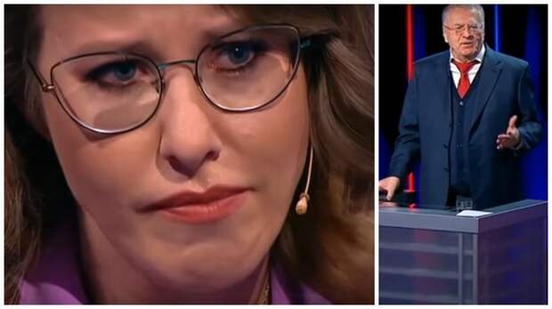 На теледебатах Ксению Собчак довели до истерики ynews, видео, дебаты, жириновский, оскорбления, слёзы, собчак, теледебаты