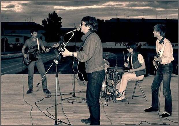 Малоизвестные фото российских рок-музыкантов