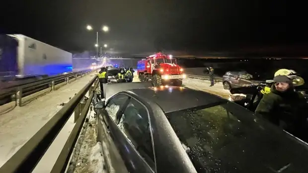 Движение по трассе «Дон» в Тульской области восстановлено после нескольких массовых ДТП