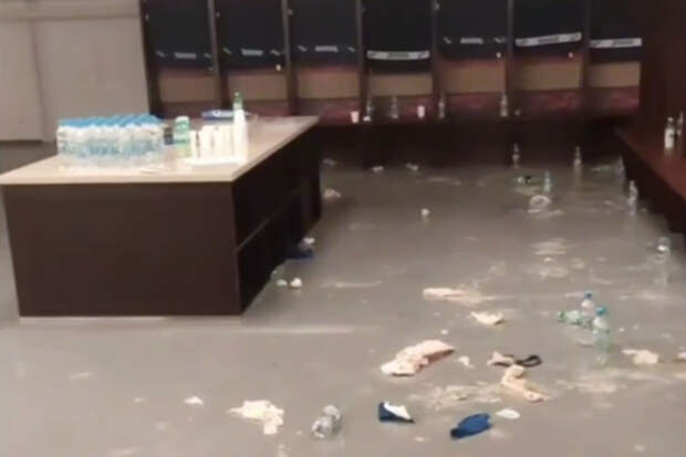 Футболисты «Краснодара» разгромили раздевалку на стадионе ЦСКА