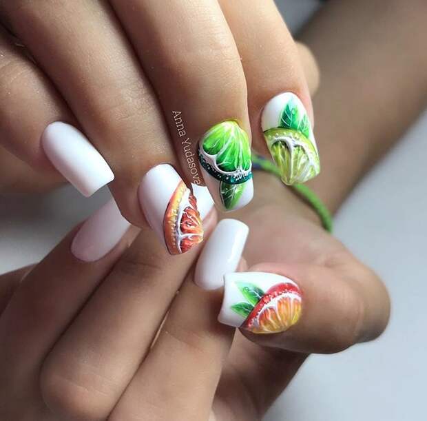 фруктовый маникюр фото 3