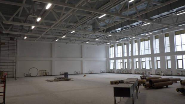 В Туле начали устанавливать оборудование в строящейся школе в ЖК "Суворовский-2"