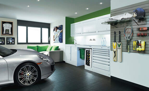 Компания Dura создает уникальные гаражные интерьеры/ Фото: duragarages.com