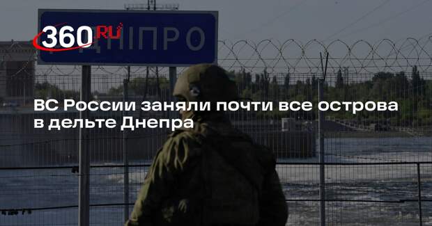 ВС России заняли почти все острова в дельте Днепра