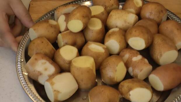 шашлык из картошки с салом