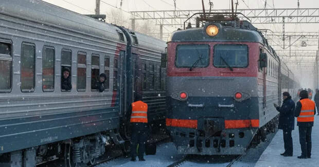 Ледяной дождь стал причиной задержки поезда Липецк — Москва в Рязани