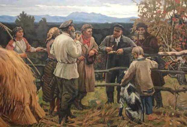 «Ленин среди крестьян с.Шушенское»./Фото: veryimportantlot.com