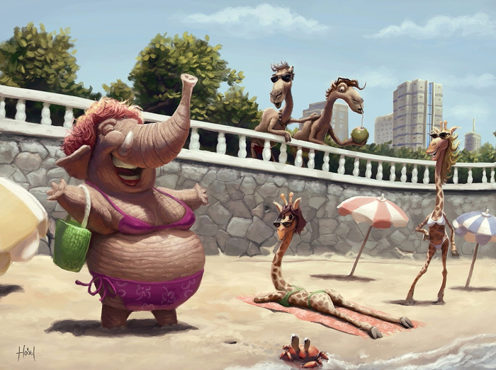 На пляже. Автор: Tiago Hoisel. На пляже. Автор: Tiago Hoisel.