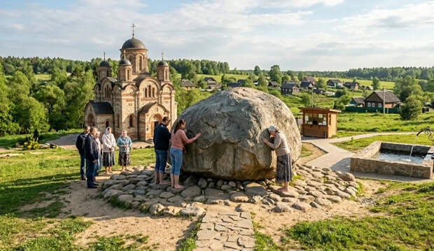 Под Рузой нашли исцеляющий и исполняющий желания 50-тонный камень