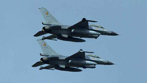Истребители F-16 ВВС Бельгии
