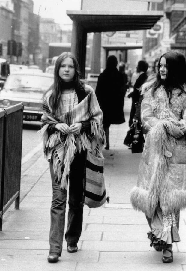 Уличная мода эпохи Винила 70-е, street style, мода