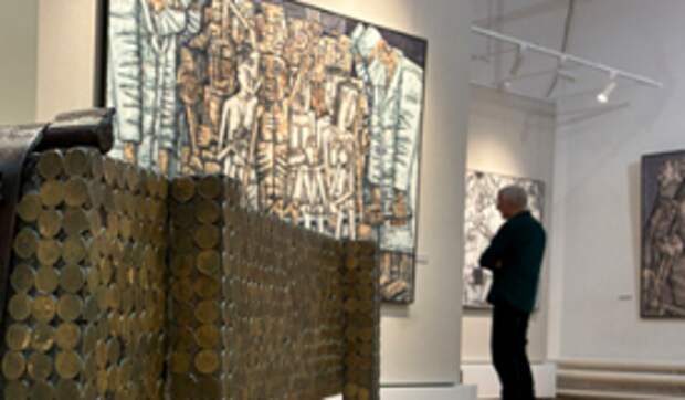 В Архангельске открылась выставка Дмитрия Трубина «Прямолинейность»