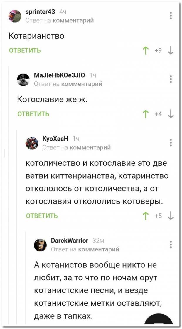 Забавные комментарии из социальных сетей
