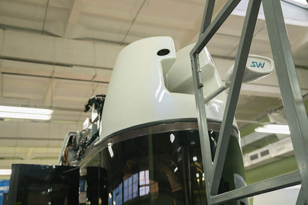 Фото юнибуса перед отправкой на приёмочные испытания