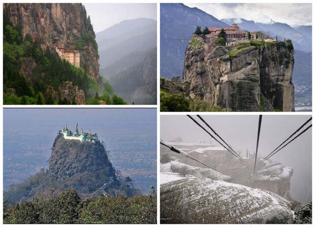 Самые труднодоступные монастыри в мире