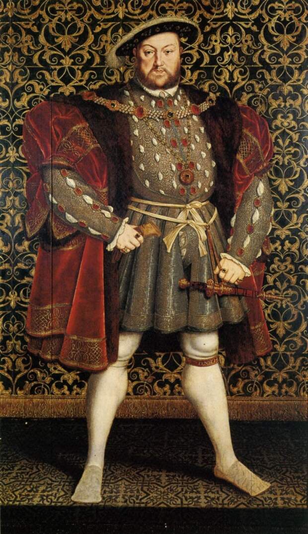 Генрих VIII. Портрет Ганса Гольбейна Младшего.