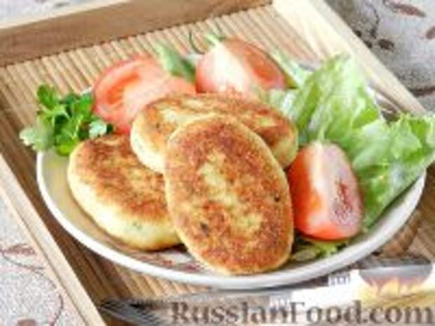 Фото к рецепту: Картофельные котлеты с творогом