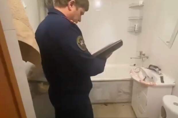 Появилось видео с места происшествия с изрезанным матерью 12-летним школьником