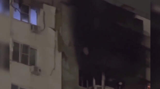 Опубликовано видео с последствиями налета дронов ВСУ на Новороссийск