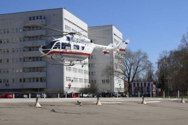 Вертолет МАЦ / Фото: Пресс-служба Управления по СЗАО Департамента ГО и ЧСПБ г. Москвы