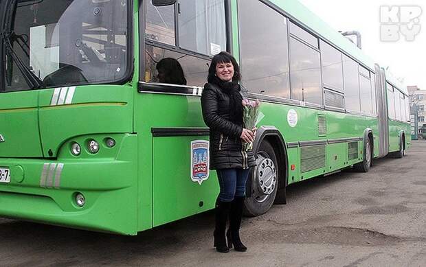 Инна Пехото - 26 лет за рулем автобуса большой стаж, женщины, за рулем, интересное, история, факты