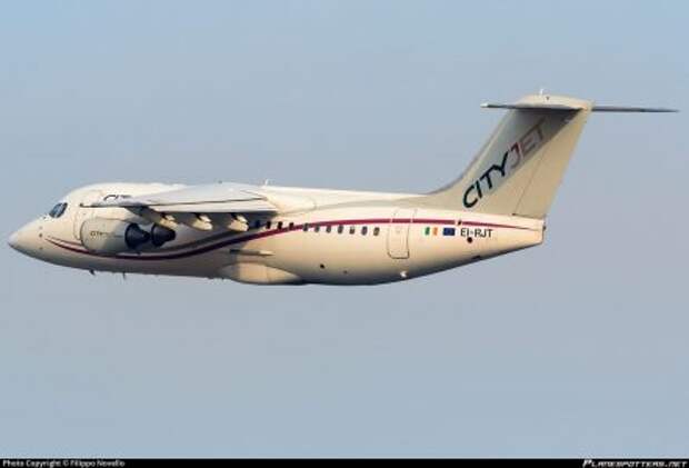 BAe Avro RJ85 авиакомпании CityJet в оригинальной ливрее