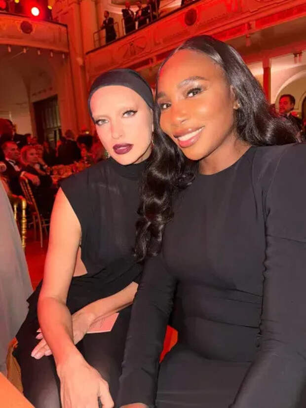 Ирина Шейк и Винус Уильямс