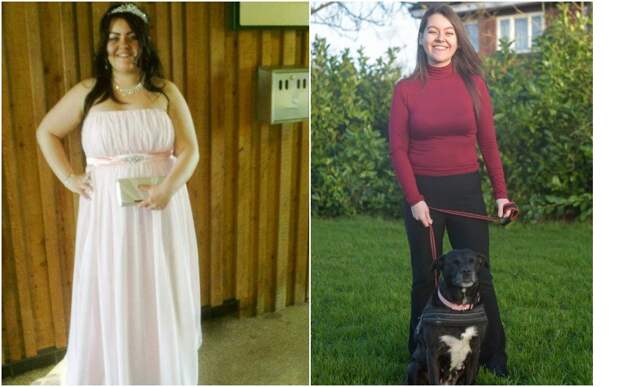 Случайное похудение: девушка сбросила 57 кг, выгуливая собаку