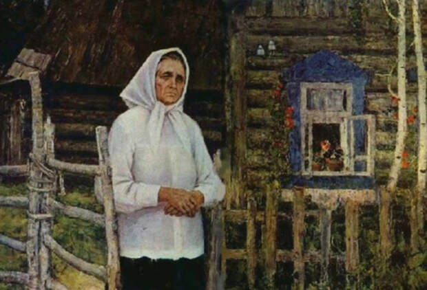 Владимир Игошев «Она всё сына ждёт», 1974 год.