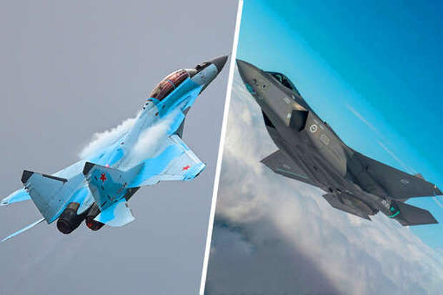 MWM: истребители ВВС Норвегии F-35A сопроводили Су-35 из группы «Русские витязи»