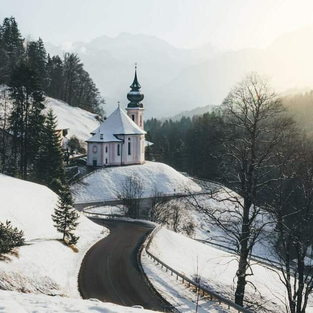 Замки, леса, озера - удивительная природа Германии. 13 фото