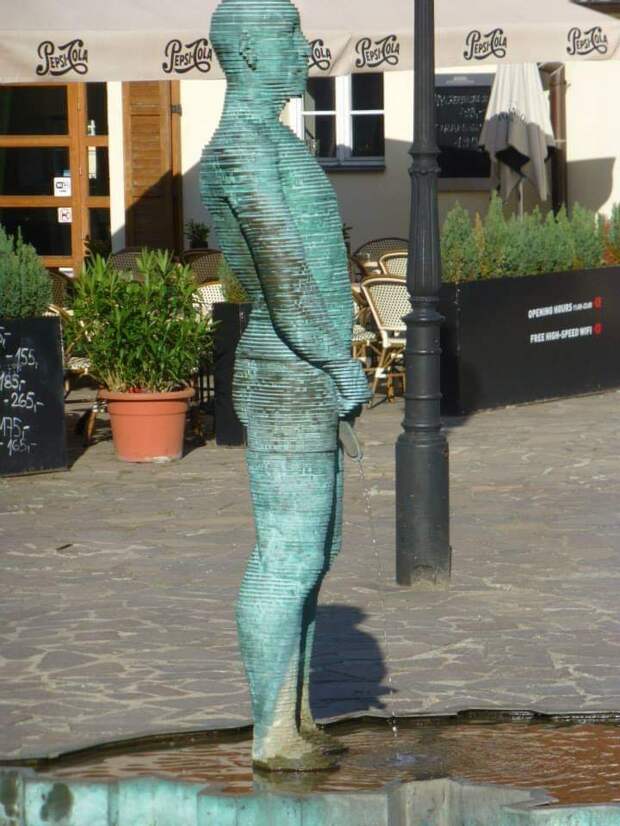 Prague - Bizzare strange interesting statues of the world