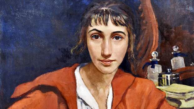 Зинаида Серебрякова. «Автопортрет (автопортрет в красном)». 1921/Представлено пресс-службой Галереи искусств KGallery