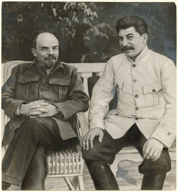 Ленин и Сталин. 1922 (1949). Неизвестный автор (Россия). Ленин и Сталин. 1922 (1949). Неизвестный автор (Россия).