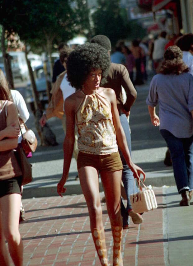 Уличная мода эпохи Винила 70-е, street style, мода