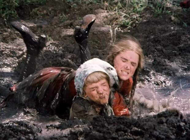 Nellie and Laura fight on Little House on the Prairie Season 6