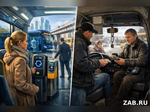 Москва платит лицом, Чита до сих пор переводит водителю на карту