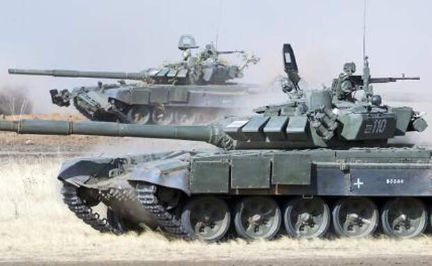 На фото: танки Т-72Б3М