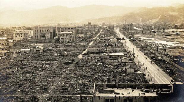 Последствия ядерного удара. Япония 1945 год.