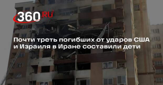 Почти треть погибших от ударов США и Израиля в Иране составили дети