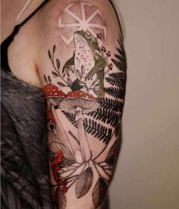 Флора и фауна в татуировках. Joanna Świrska 7