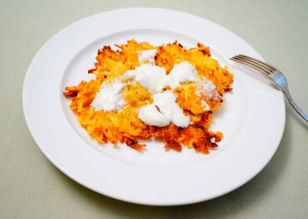 Деруны со сметаной. \ Фото: recept-2u.com.ua. Деруны со сметаной. \ Фото: recept-2u.com.ua.