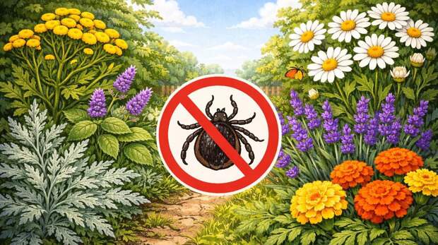 Лучшие растения для дачи, которые отпугивают клещей