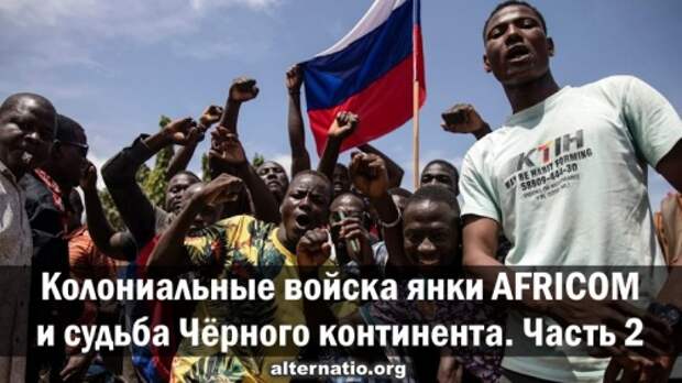 Колониальные войска янки AFRICOM и судьба Чёрного континента. Часть 2