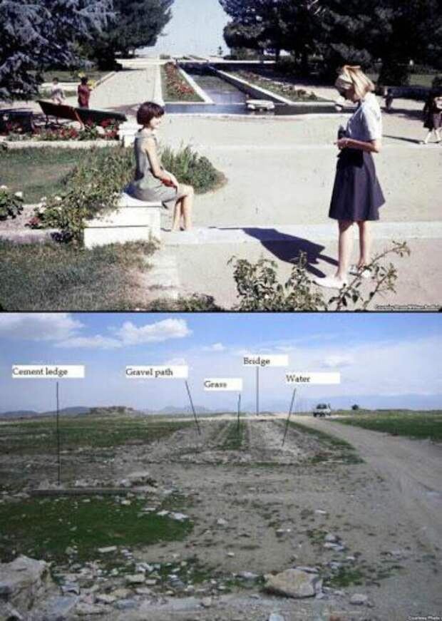 Кабул, Афганистан, 1967 год и 2007 год. Первая фотография показывает, какой была жизнь до захвата власти талибами Кабул, Афганистан, 1967 год и 2007 год. Первая фотография показывает, какой была жизнь до захвата власти талибами